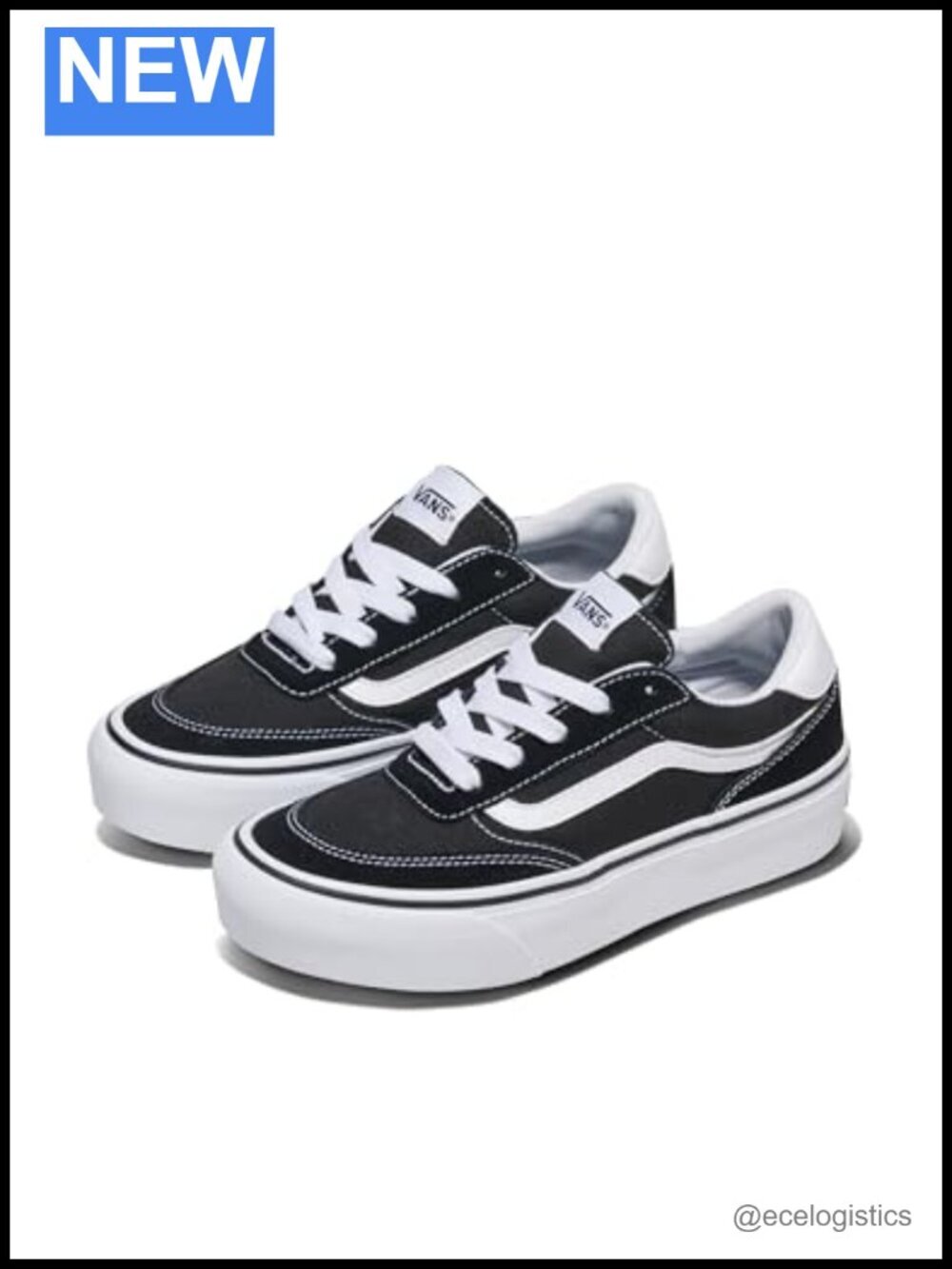 Chunky Low-Top Platform Sneakers with Sidestripe